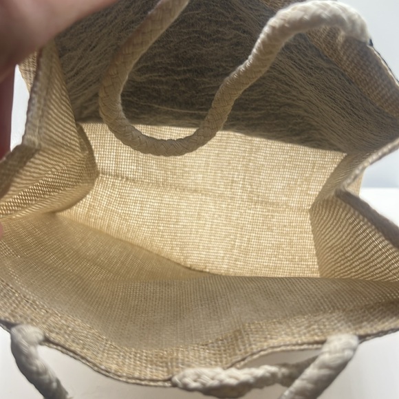 Floral Black and Tan Tote Bag NIP - Picture 4 of 5